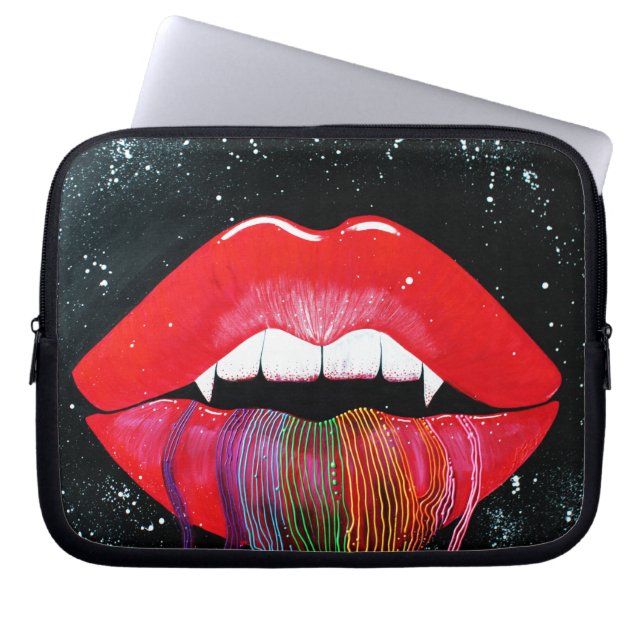 Vampire Rainbow Laptop Sleeve (Front)