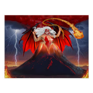 Vampire Rebel: The Volcanic Escape Poster
