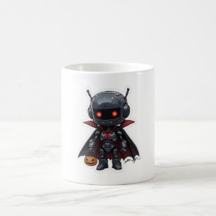 Vampire Robot Halloween Mug Cute Sci-Fi Éffrayante