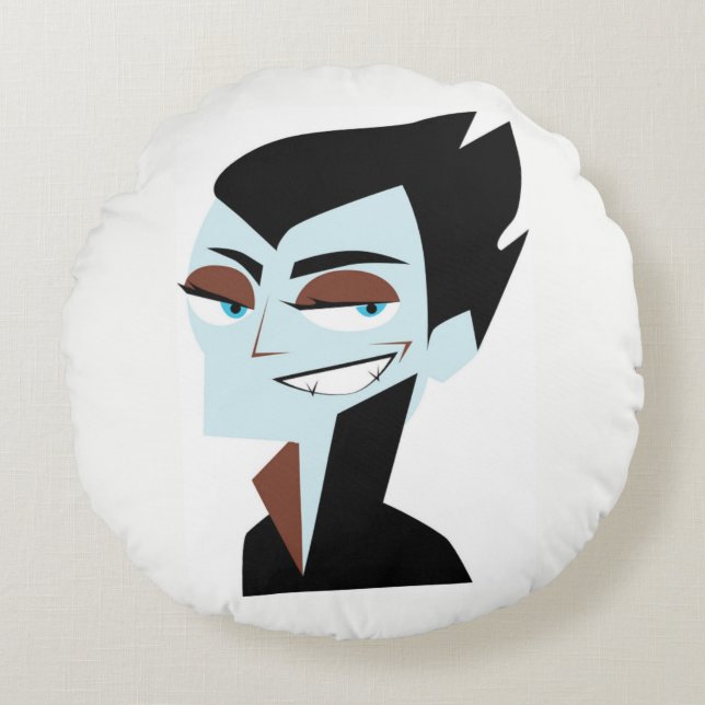 VAMPIRE ROUND PILLOW (Front)