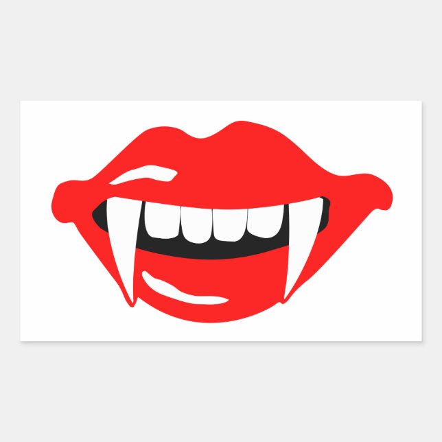 Vampire’s mouth sticker (Front)
