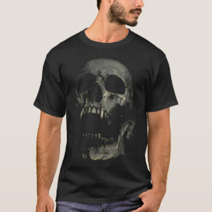 Vampire Skull Scary spooky Skeleton Fangs Dark T-Shirt
