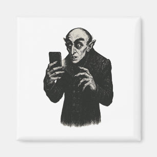 Vampire Smartphone Nosferatu Selfie Count Orlok Ha Magnet