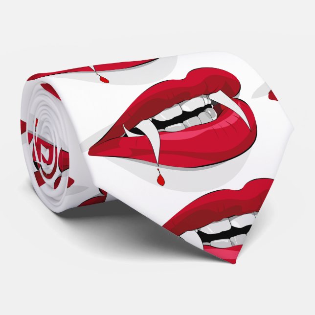 Vampire Smile Thunder_Cove Tie (Rolled)