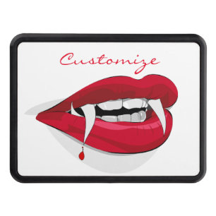 Vampire Smile Thunder_Cove Trailer Hitch Cover