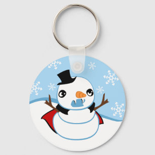 Vampire Snowman Keychain