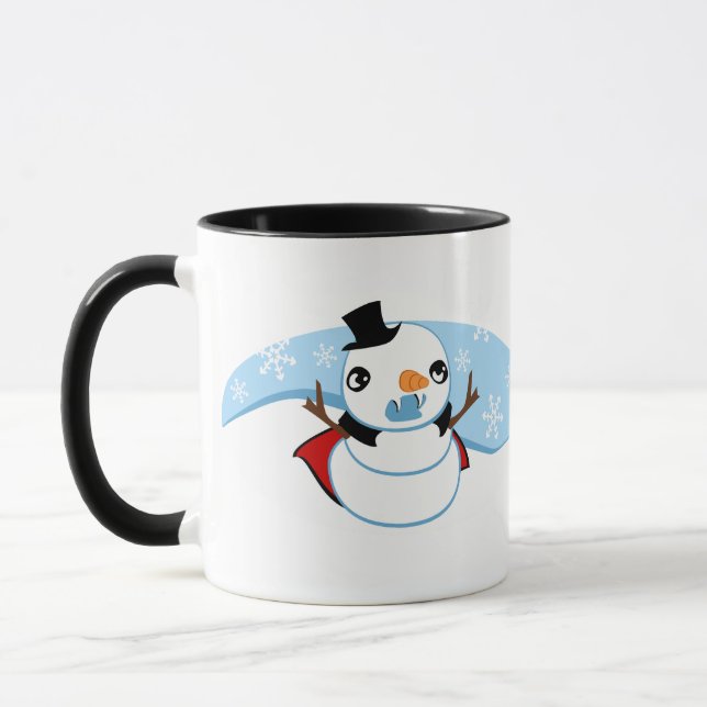 Vampire Snowman Mug (Left)