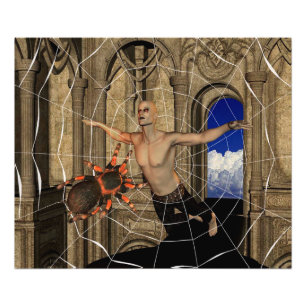 Vampire Spiders Web Photo Print