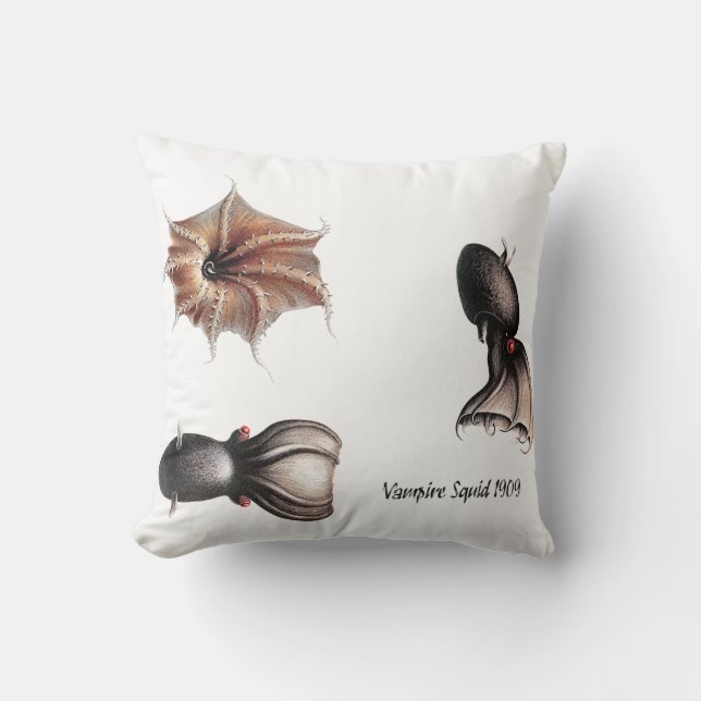 Vampire Squid American MoJo Pillows (Front)