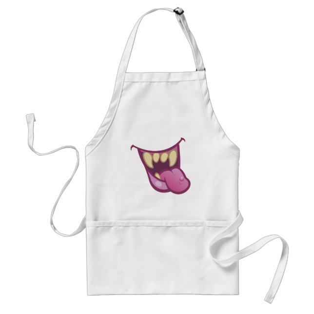 Vampire Teeth Standard Apron (Front)