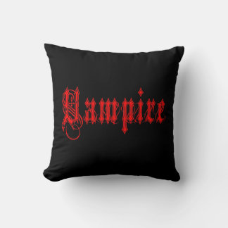 Vampire Throw Pillow