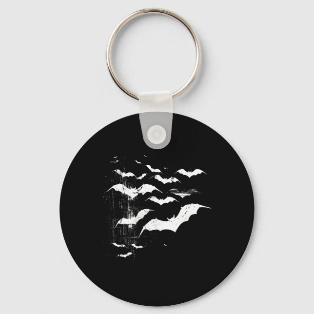 Vampire Ts Horror Spooky Scary Halloween Goth Aest Keychain (Front)