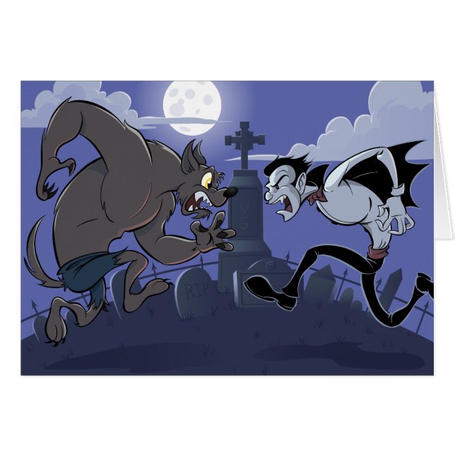 Vampire Vs Werewolf (Front Horizontal)