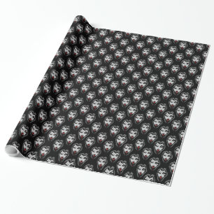 Vampire Wrapping Paper Cute Vampire Gift Paper