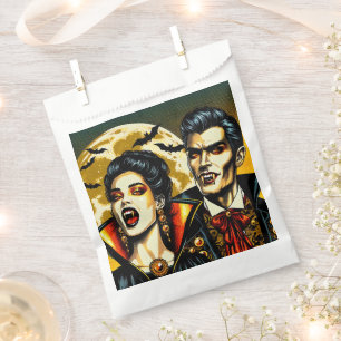 Vampires and Bats Halloween Party Favour Bag