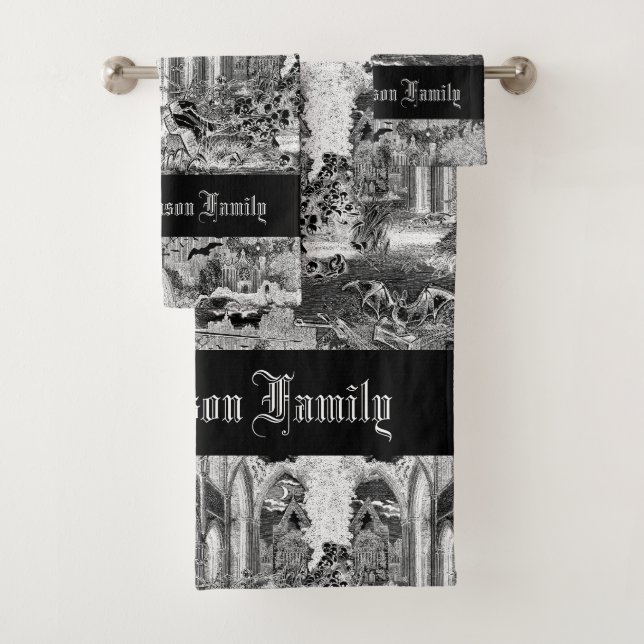 Vampires gothiques Crypte Graves Bats Crânes Goth (En situation)