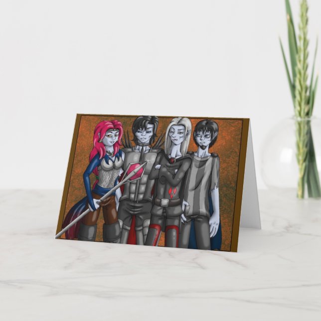 Vampires Greetings card (Front)