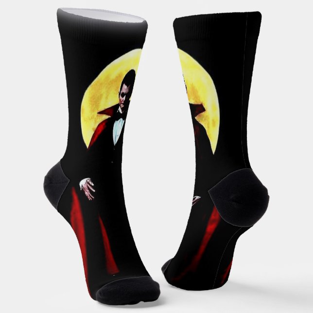 VAMPIRES HALLOWEEN SOCKS (Angled)