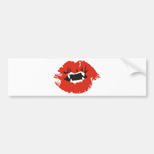 Vampires Kiss Bumper Sticker