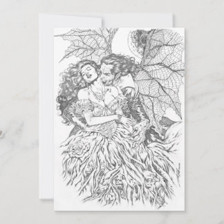 Vampire's Kiss by Al Rio - Vampire and Woman Art