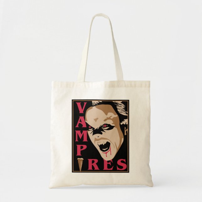 Vampires Poster Tote Bag (Front)