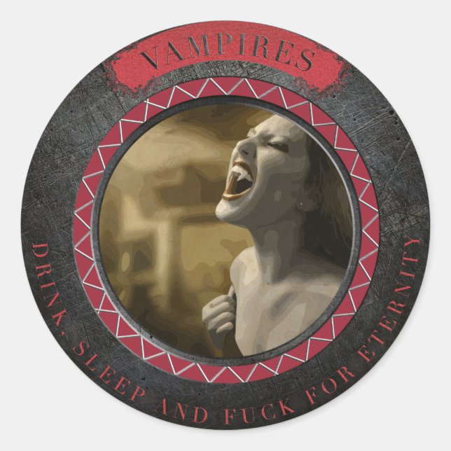 Vampire's Seal - Supernatural Sticker (Front)