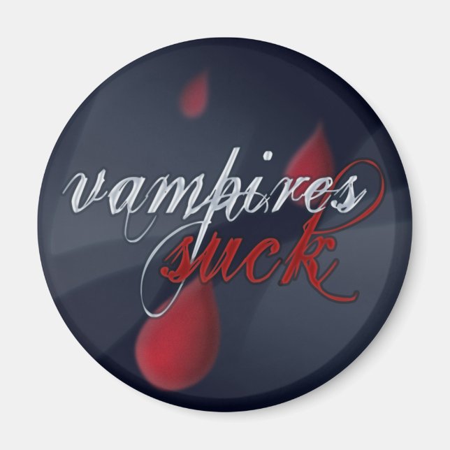 "Vampires Suck" magnet (Front)