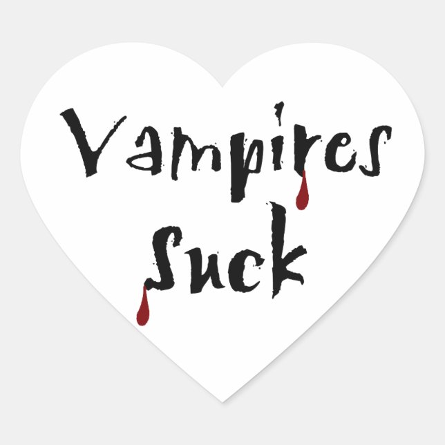 Vampires Suck Stickers (Front)