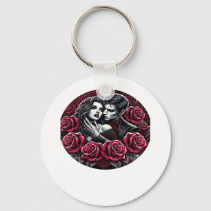 Vampiric Gothic Romance – Till Death Do Us In Clas Keychain
