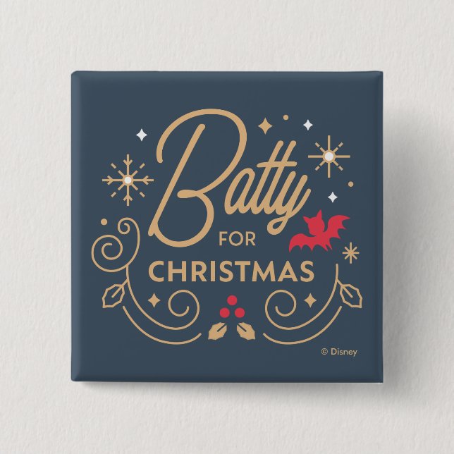 Vampirina | Batty for Christmas 2 Inch Square Button (Front)