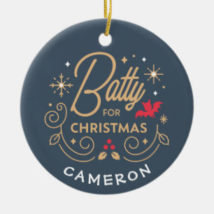 Vampirina Batty for Christmas Ceramic Ornament