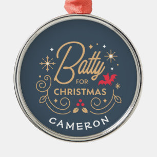Vampirina Batty for Christmas Metal Ornament