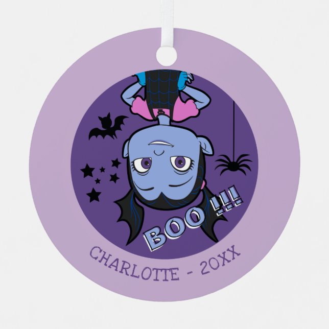 Vampirina | Boo Purple Badge Metal Ornament (Front)