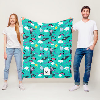 Vampirina & Demi | Friends are Magical Pattern Fleece Blanket