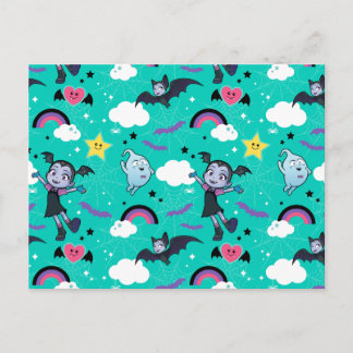 Vampirina & Demi | Friends are Magical Pattern Postcard