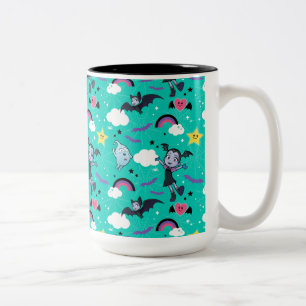 Vampirina & Demi   Friends are Magical Pattern Two-Tone Coffee Mug