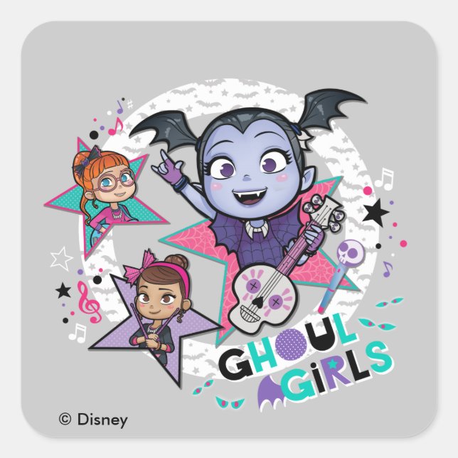 Vampirina | Ghoul Girls Square Sticker (Front)