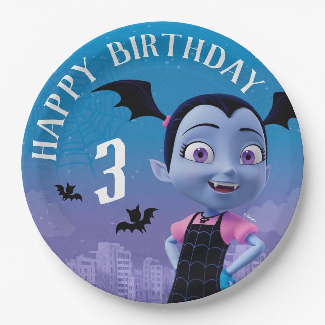 Vampirina | Happy Birthday Paper Plate (Front)
