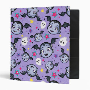 Vampirina Super Sweet Purple Pattern Binder