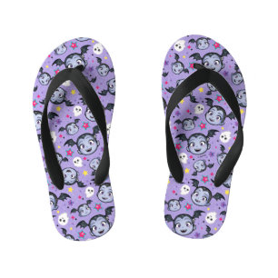 Vampirina   Super Sweet Purple Pattern Kid's Flip Flops