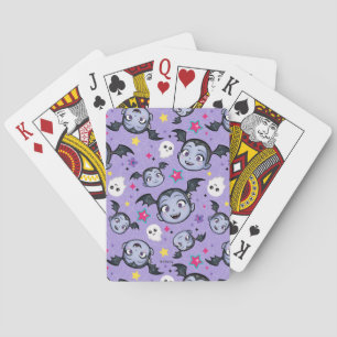 Vampirina Super Sweet Purple Pattern Playing Cards