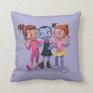 Vampirina & the Ghoul Girls Throw Pillow