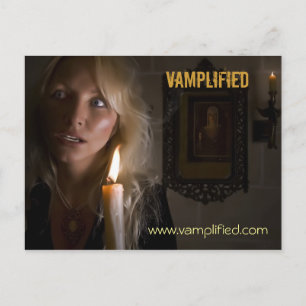 Vamplified, www.vamplified.com postcard