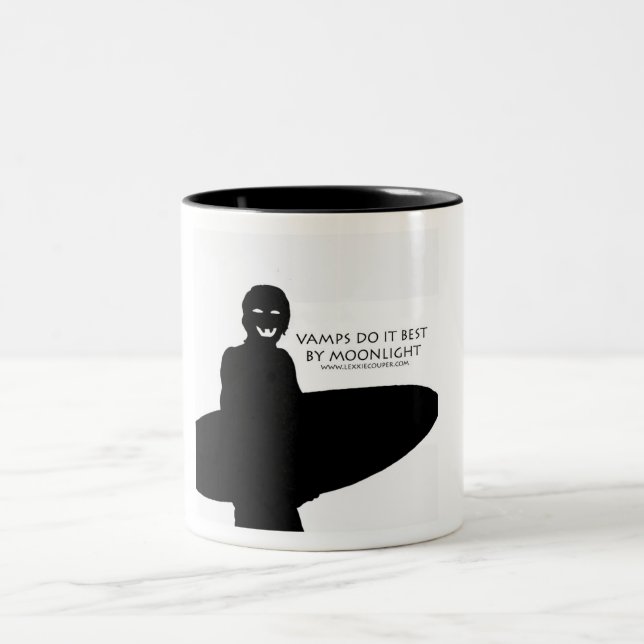 Vamps by Moonlight Two-Tone Coffee Mug (Center)