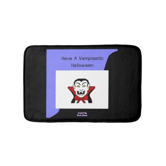 Vamptastic Halloween Bath Mat (Front)