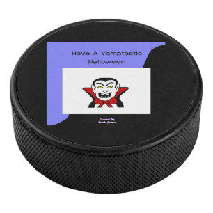 Vamptastic Halloween Hockey Puck