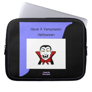 Vamptastic Halloween Neoprene Laptop Sleeve