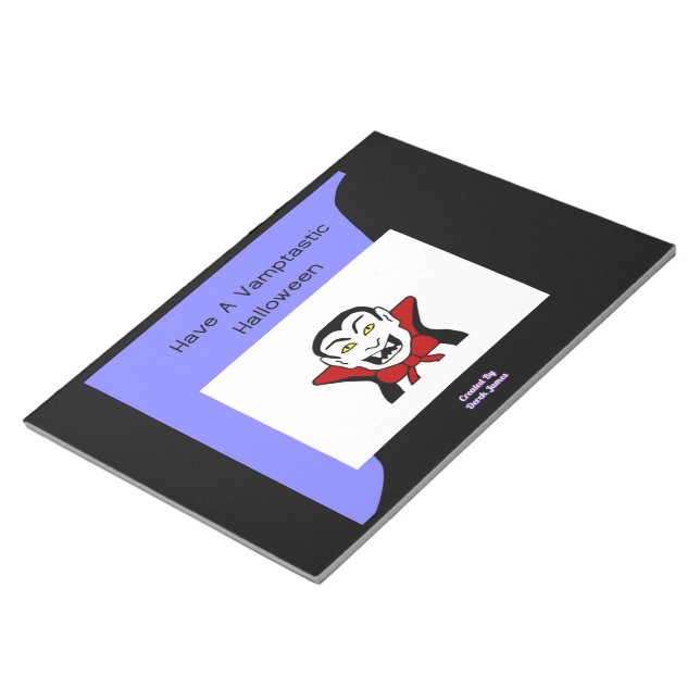 Vamptastic Halloween Notepad 11" X 8.5" (Angled)
