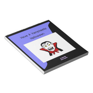Vamptastic Halloween Notepad (14 cm x 15.2 cm)