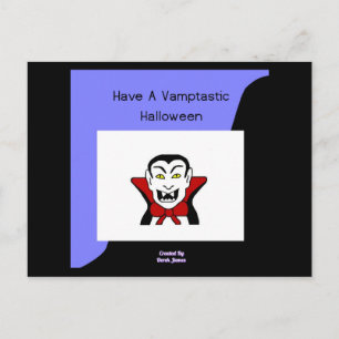Vamptastic Halloween Postcard